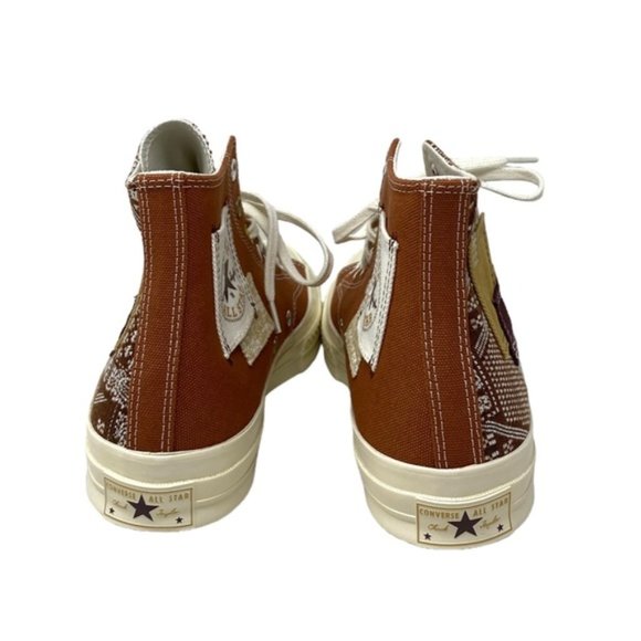 Converse Chuck 70 Hi Shoes Tawny Egret Women Size Casual Canvas Sneakers A05205C - Picture 6 of 9